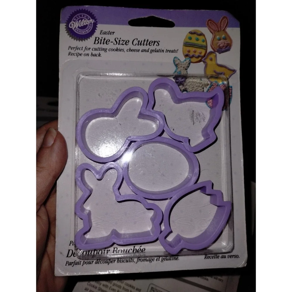 Vintage Wilton Cookie Cutters Easter Nesting Bunnies And Easter Bites 3 Packages